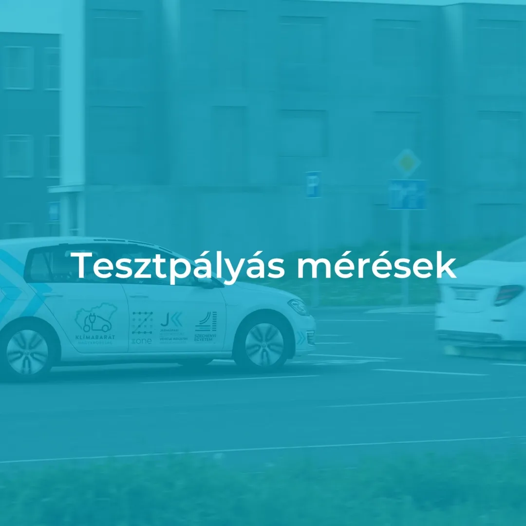 Tesztpályai mérések